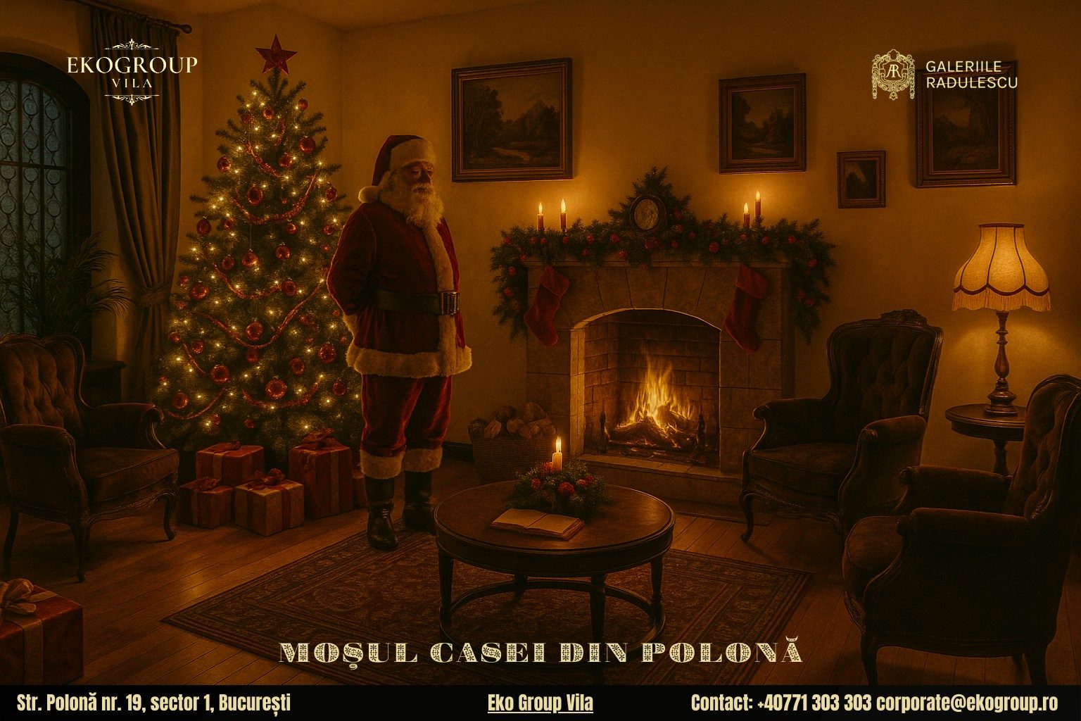 Legenda lui Moș Crăciun în povestea fascinantă a Crăciunului anilor ’30 la Eko Group Vila